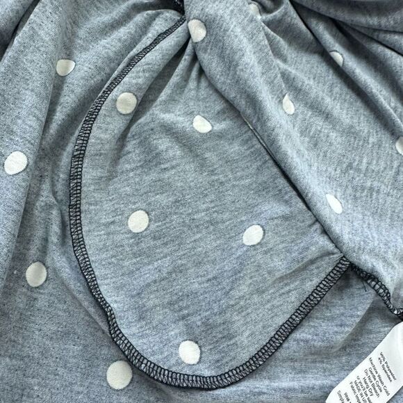 LuLaRoe Womens S Box Pleat Midi Skirt Black White Polka Dot Print Mod Rockabilly - Picture 5 of 9